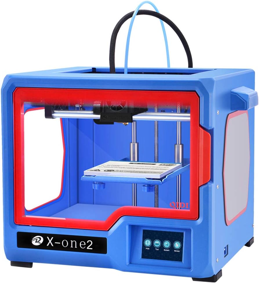 QIDI Technology X-one2 Single Extruder 3D Printer, Metal Frame Structure,Platform Heating