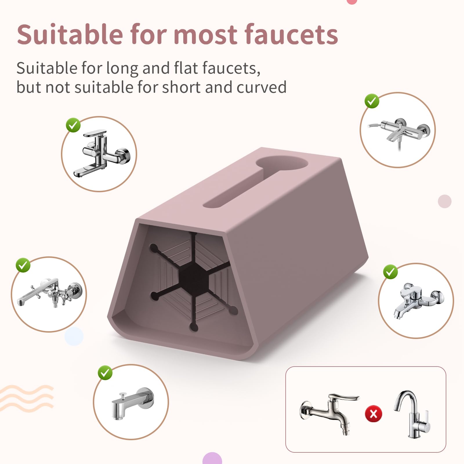 Housse de robinet de baignoire pour bébé, pour enfants, rendez l'heure du bain de votre bébé amusante et adorez-le, robinet de baignoire en silicone souple, ajustement universel de sécurité