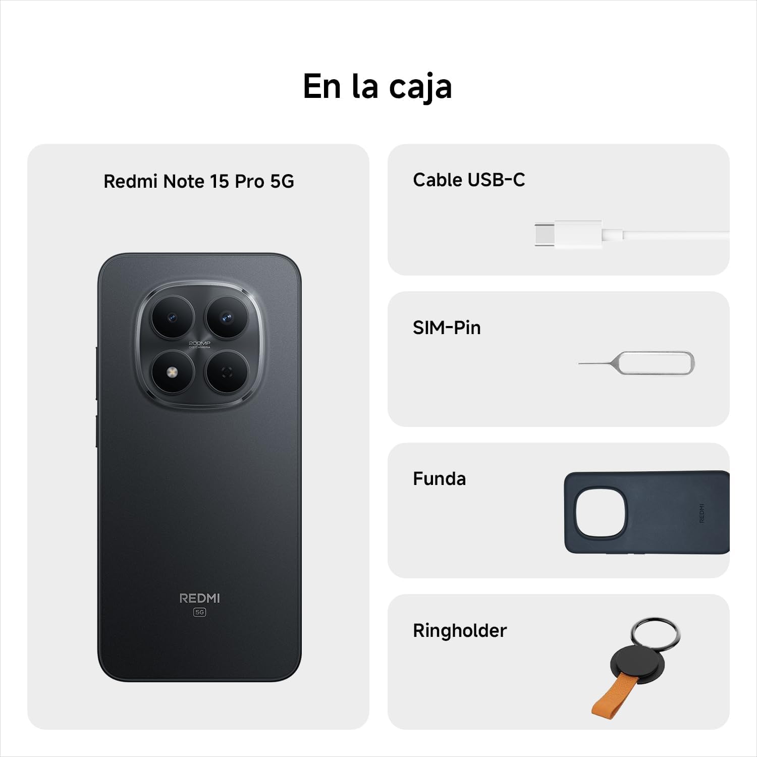 XIAOMI Redmi Note 15 Pro 5G Smartphone 12+512GB, con Cargador Batería de Alta Capacidad 6580mAh, Resistencia al Agua IP66/IP68, Nueva cámara de 200MP, Pantalla AMOLED 1.5K de 6.83 Pulgadas,Azul