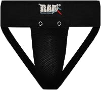 Vista 1 de RAD Protector de ingle para hombre – Copa protectora de MMA, boxeo, Muay Thai, artes marciales y kickboxing Soporte atlético ajustable con copa