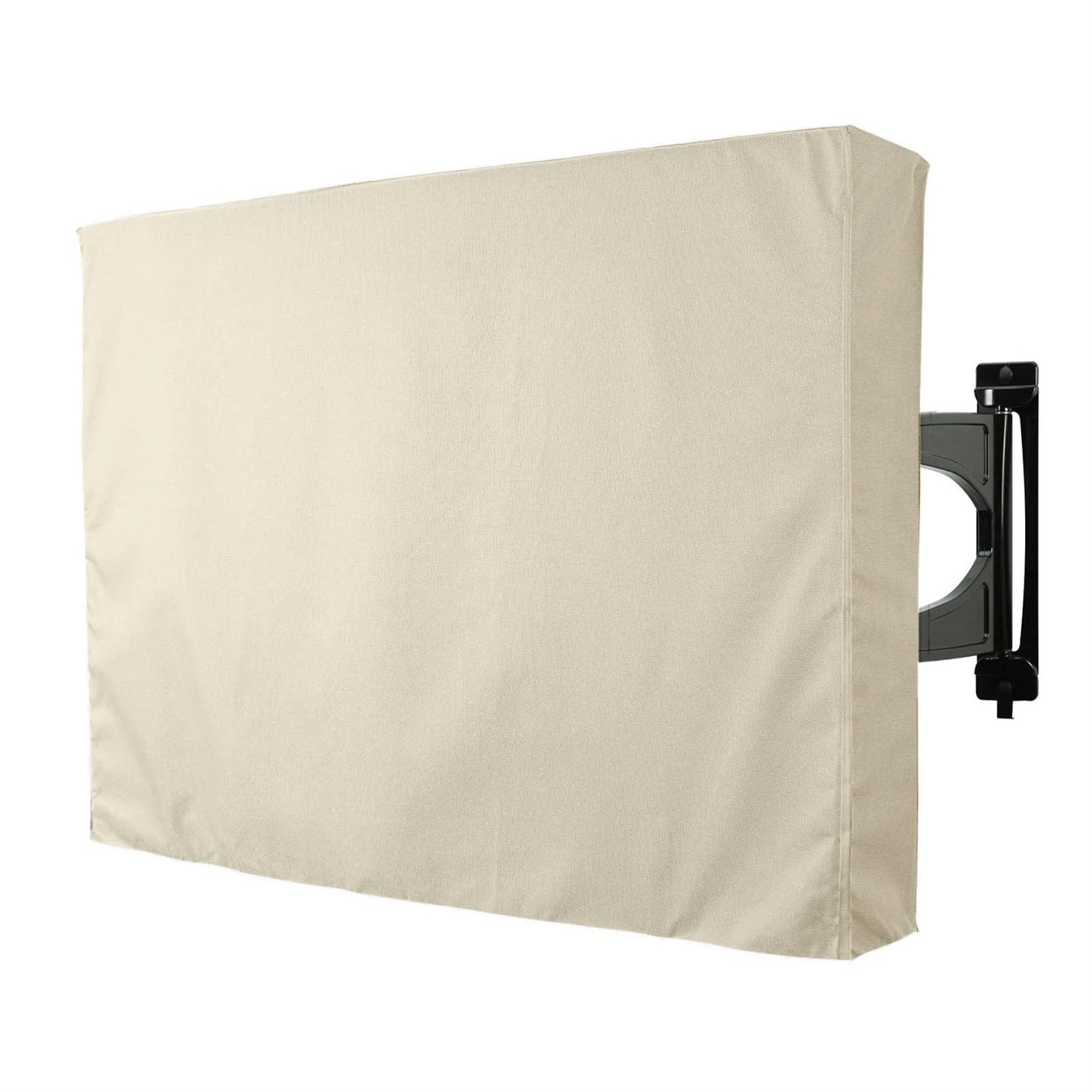 Outdoor TV Cover Dust-proof Outdoor TV Cover Beige Protect Screen Garden Patio(40-42 inches)