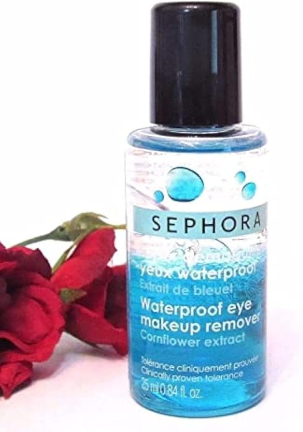 Sephora Waterproof Eye Makeup Remover With Cornflower Extract 0.84 oz Travel Size