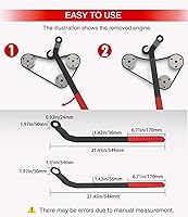 Vista 4 de Juego de 2 llaves tensoras de correa serpentina 1016 para todos los Mini Cooper 2007+ con motores N12, N14, N16, N18