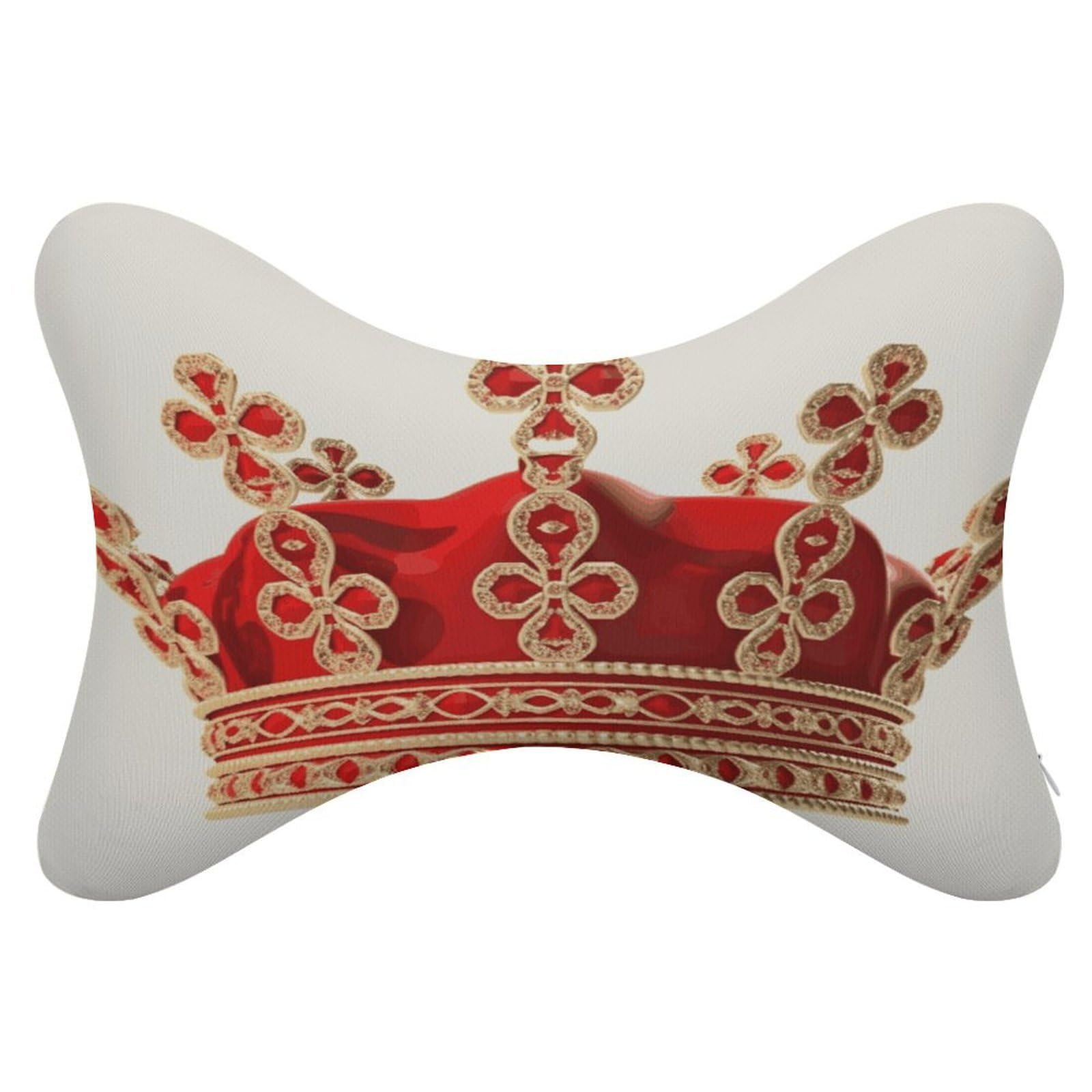 Poduszka na zagłówek samochodowy Red Crown – 2 sztuki, poduszka pod szyję z zmywalną zdejmowaną osłoną, poduszka podróżna do samochodu, autobusu, ciężarówki, komfort jazdy