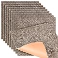 Feather Peel and Stick Carpet Tiles, Attached Cushion, Easy DIY Install, Soft Residential Carpet, American Made, Seamless Appearance, Plush (10 Tiles - 22.5 Square Feet) (Dovetail, 18x18)
