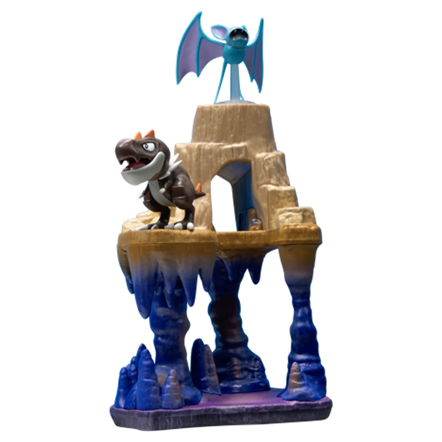 Bandai - Pokémon - Confezione Ambiente Pokémon - Grotta Di Montagna Con Figure Ptyranidur E Nosferapti 5cm Jw2767