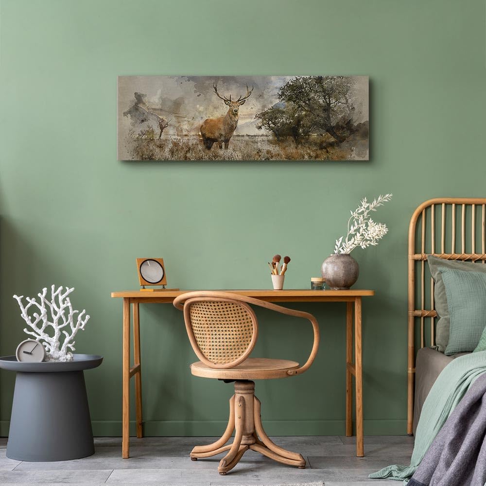 murando - Akustikbild Landschaft Natur Tier, 135x45 cm, 1-teilig, Büro | Verbessert Raumakustik, reduziert Hall, ideal fürs Büro oder Wohnzimmer, hochwertige Verarbeitung, schnelle Montage, stilvoll