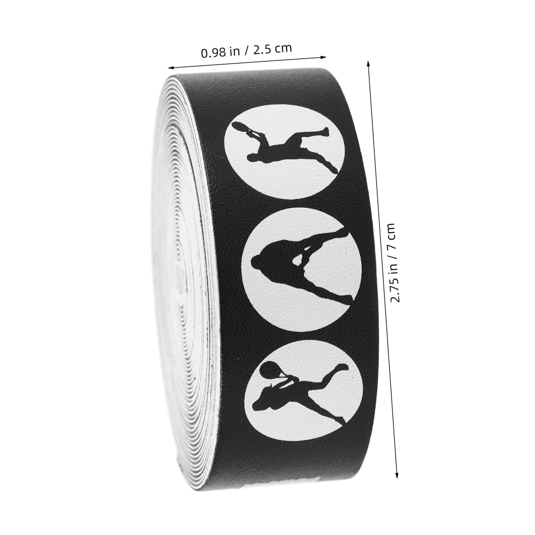 UKCOCO 5M Tennis Racket Tape Racket Frame Strip Durable Wear Shock Absorption for Enhanced Stability in Matches Training Easy Application Clean Removal