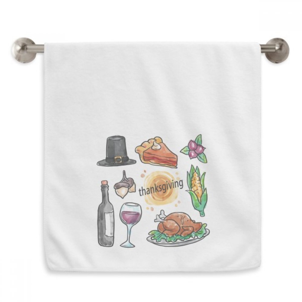 Serviettes débarbouillettes Thanksgiving finies les irritations