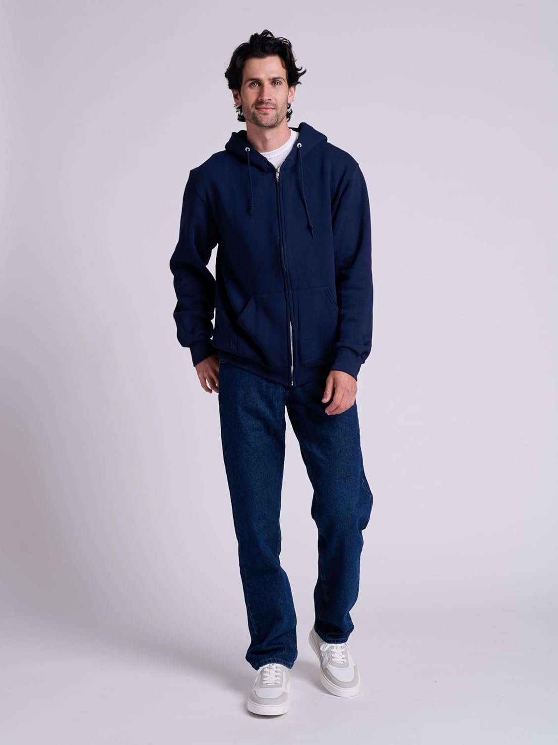 Russell Athletic Dri-Power® Fleece Full-Zip Hoodie, Black, Small