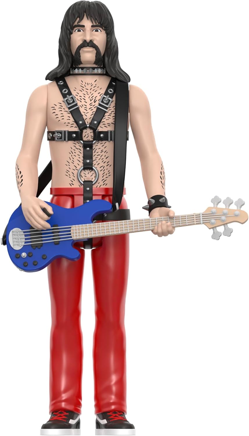 Super7 Spinal Tap Derek Smalls - 3.75" This is Spinal Tap Action Figure with Accessory Heavy Metal Collectibles and Retro Toys