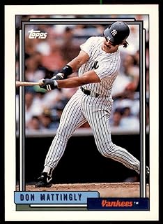 1992 Topps Don Mattingly Baseball Card Don Mattingly #300