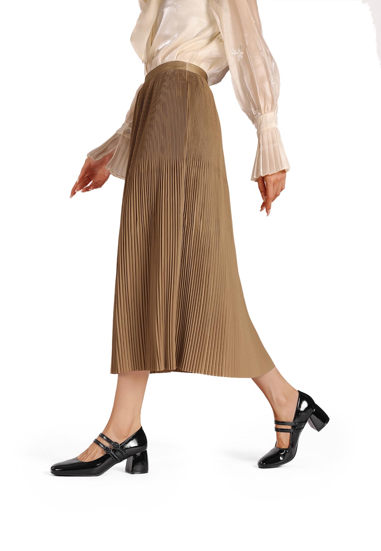 QUEEN HELENA ZM9849 - Zapatos bajos elegantes con correa para mujer