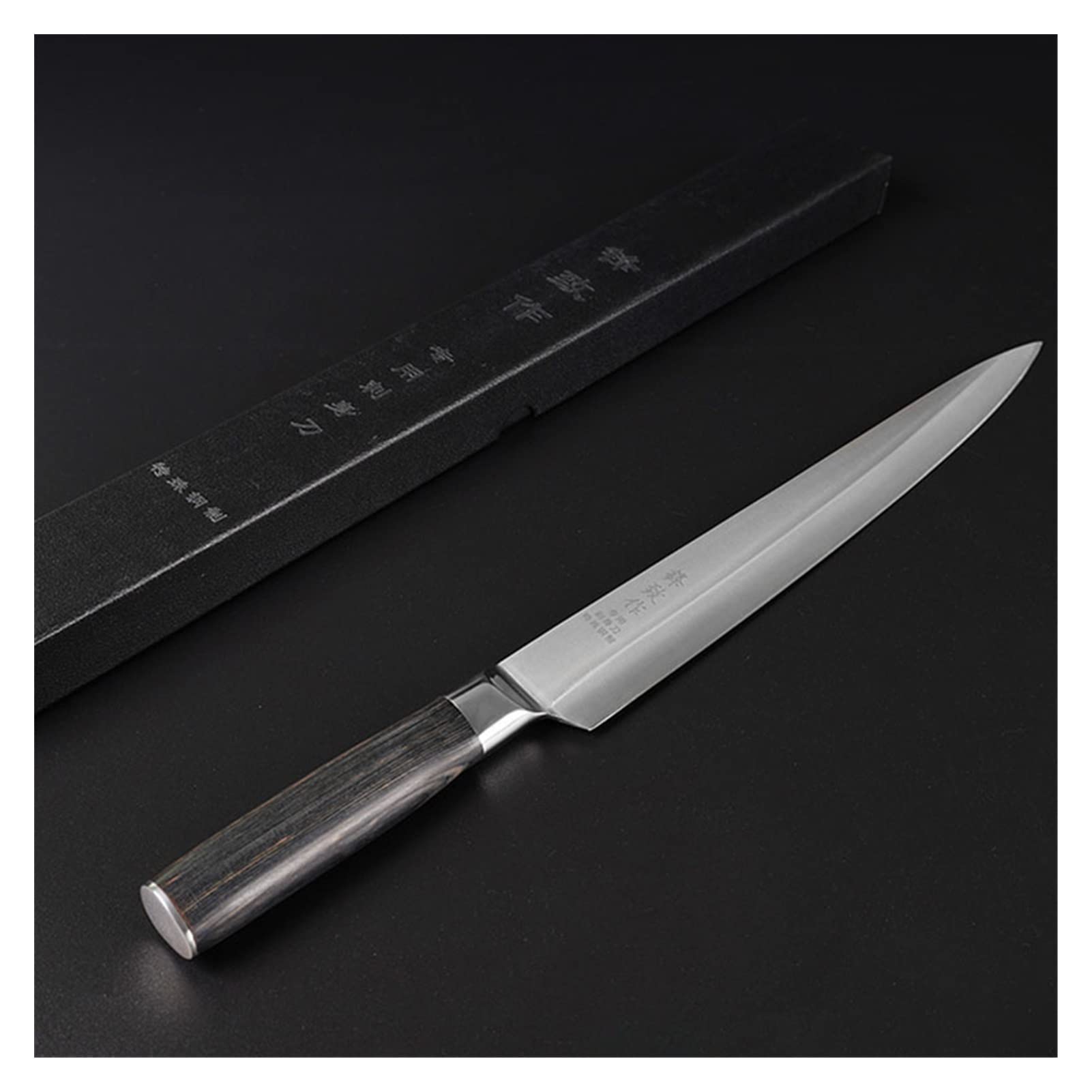 9.5/11/12 pouce Couteau Sashimi Style japonais 6CR16MOV Sancer Sharp Tranchant Sushi Sushi Filever Cleaver Couteaux Couteaux Poignée en bois couteau