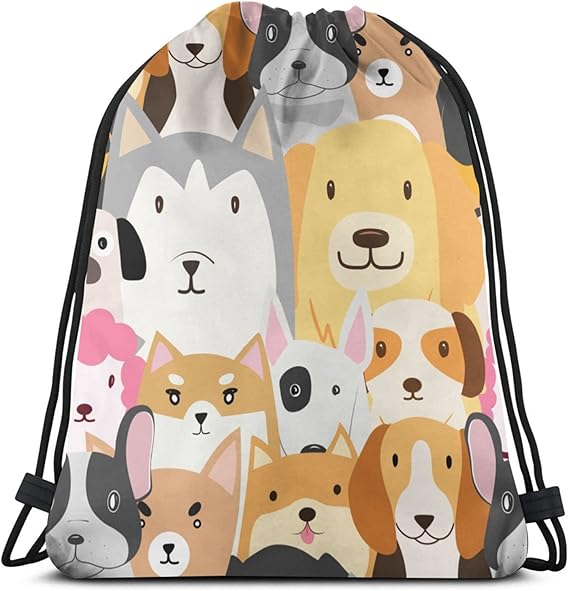 Amazon Co Jp 犬の群れ 犬柄 巾着バックパック ジムバッグ ナップサック スポーツバック 運動 旅行 部活用 男女兼用 大容量 軽量 防水 ファッション Amazon Co Jp 犬の群れ 犬柄 巾着バックパック ジムバッグ ナップサック スポーツバック 運動 旅行 部活用 男女兼用 大容量 軽量 防水 ファッション