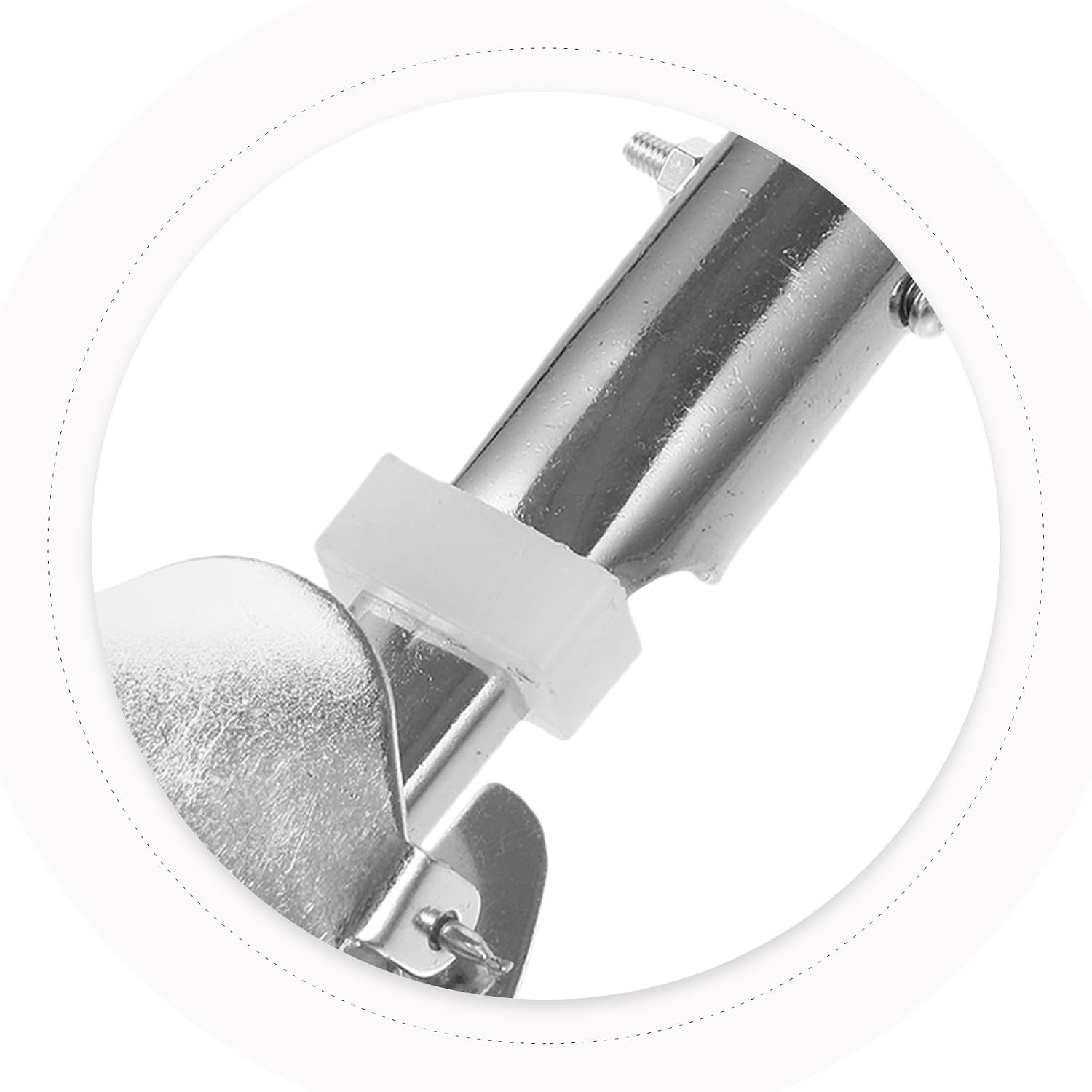 Universal Swivel Mop Rod with Stainless Steel Chuck Clamp