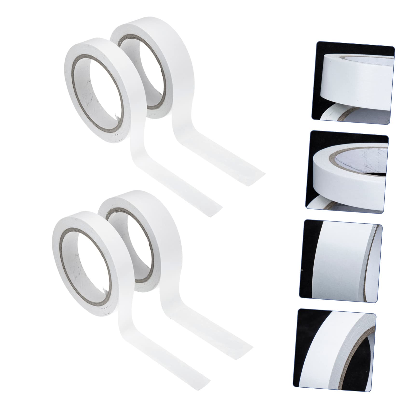 Gadpiparty 5 Set Nastro Biadesivo Ultra Adesivo Nastro Adesivo Multipurpose Per Casa E Ufficio Bianco Per Scrapbooking E Decorazioni Adatto 4 * 5