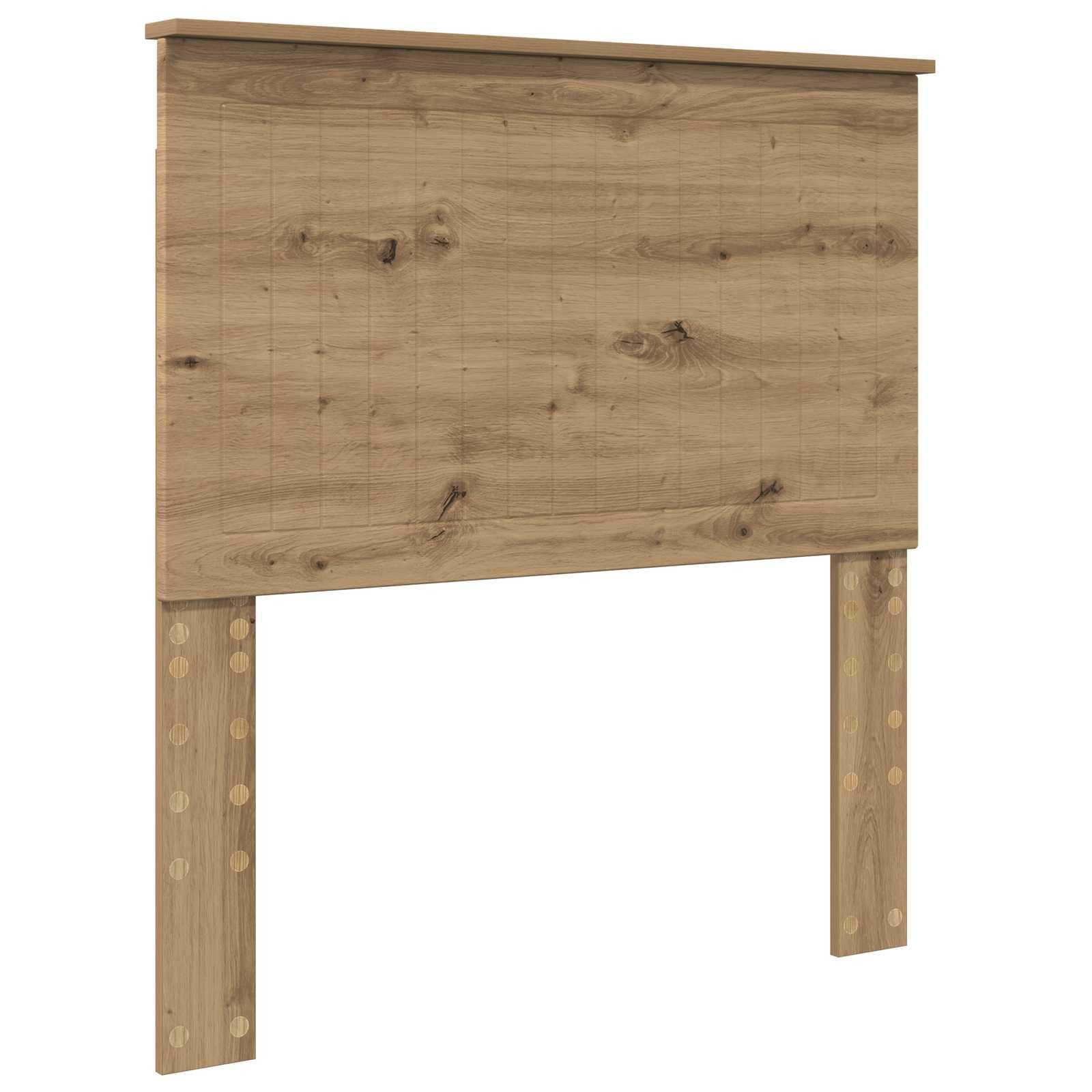 Marco de cama con cabecera, roble artesanal, 90 x 200 cm, hecho de material derivado de la madera, moderna cama de almacenamiento, con cajones, espacio de almacenamiento y diseño elegante