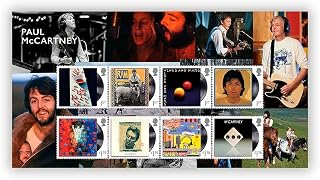 Royal Mail Postage Stamp Pack Made for Paul McCartney