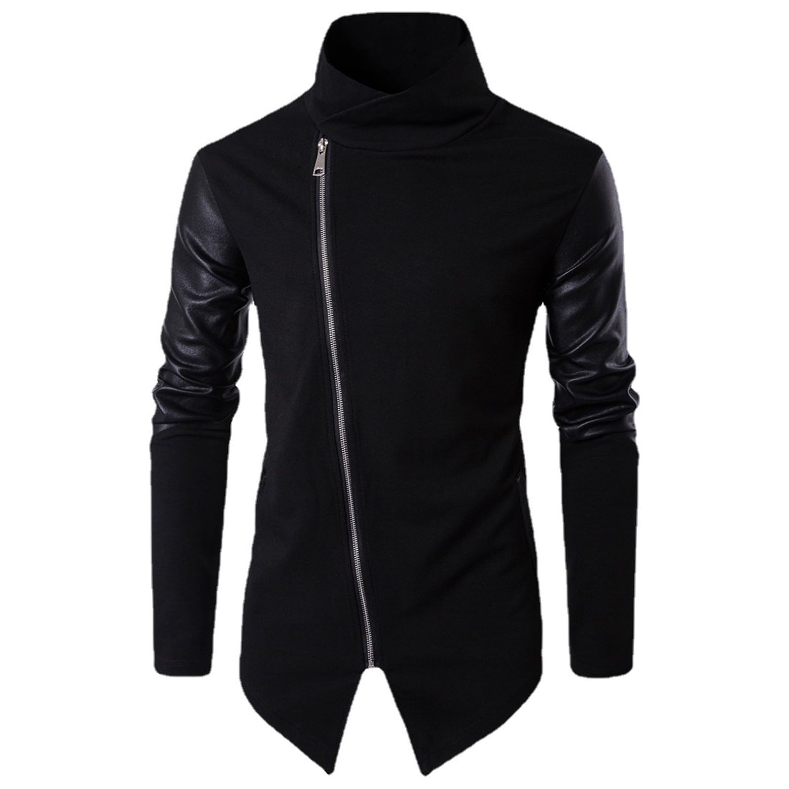 Hoodie Uomo 2023 Autunno e Inverno Maglieria Colletti di Colore Giovanile Cappotto da con Cerniera Moda Sottile Loose Y2k Retro Giacche Moto