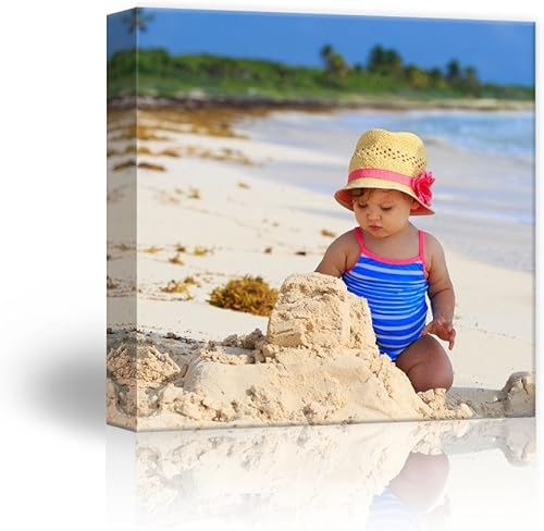 Miniatura 1 de Wall26 - Impresión personalizada de fotografía en lienzo, arte para pared. Personaliza tu foto en un lienzo, impreso digitalmente, 12" x 12"