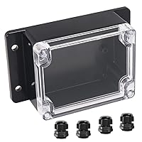 Vista 9 de Project Box IP65 Caja de Conexiones Impermeable de Plástico ABS Cajas Eléctricas Caja de Proyecto Electrónico DIY Carcasa de Alimentación con Oreja