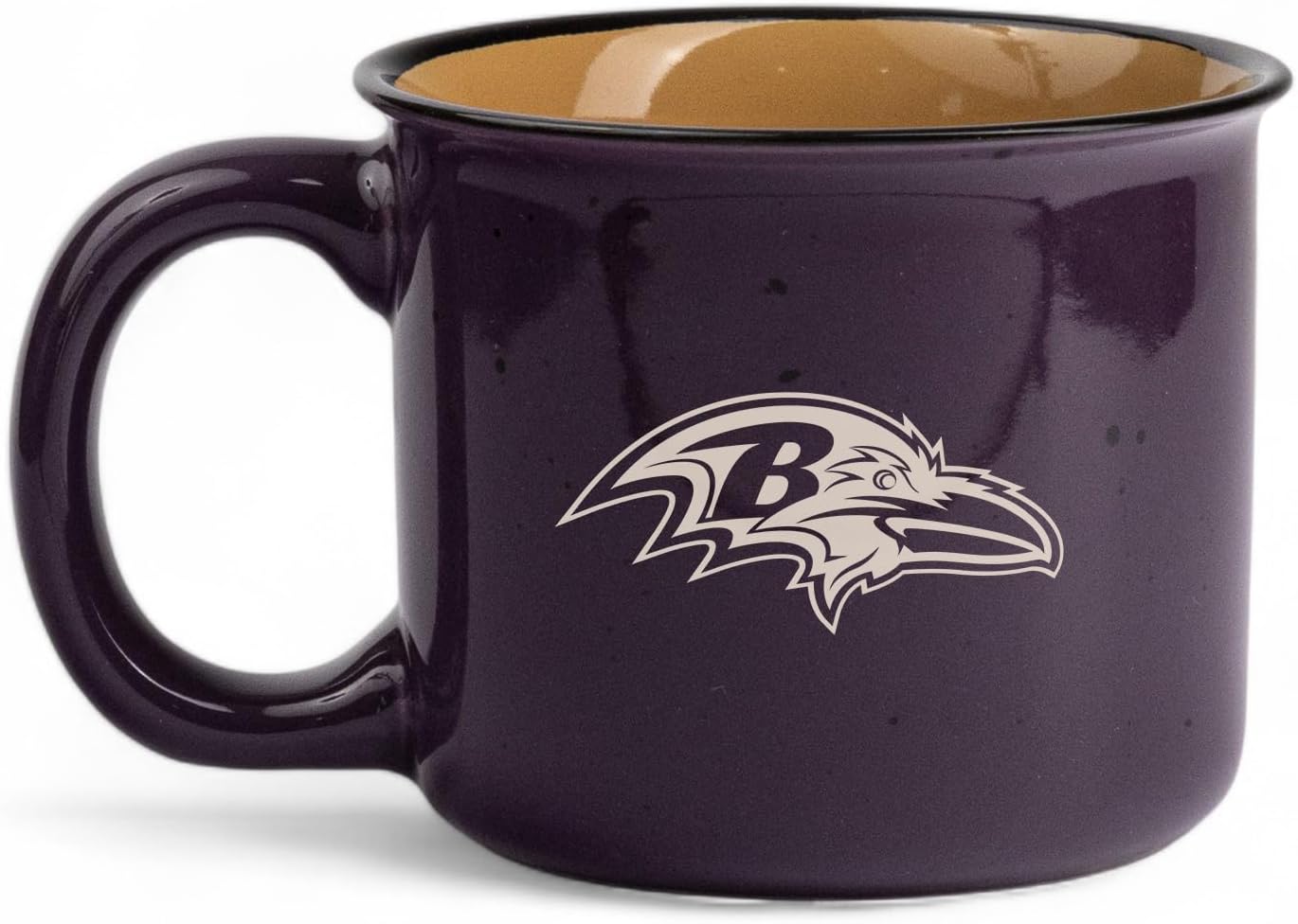 The Memory Company Officially Licensed NFL - Baltimore Ravens 15oz Camping Mug with Logo