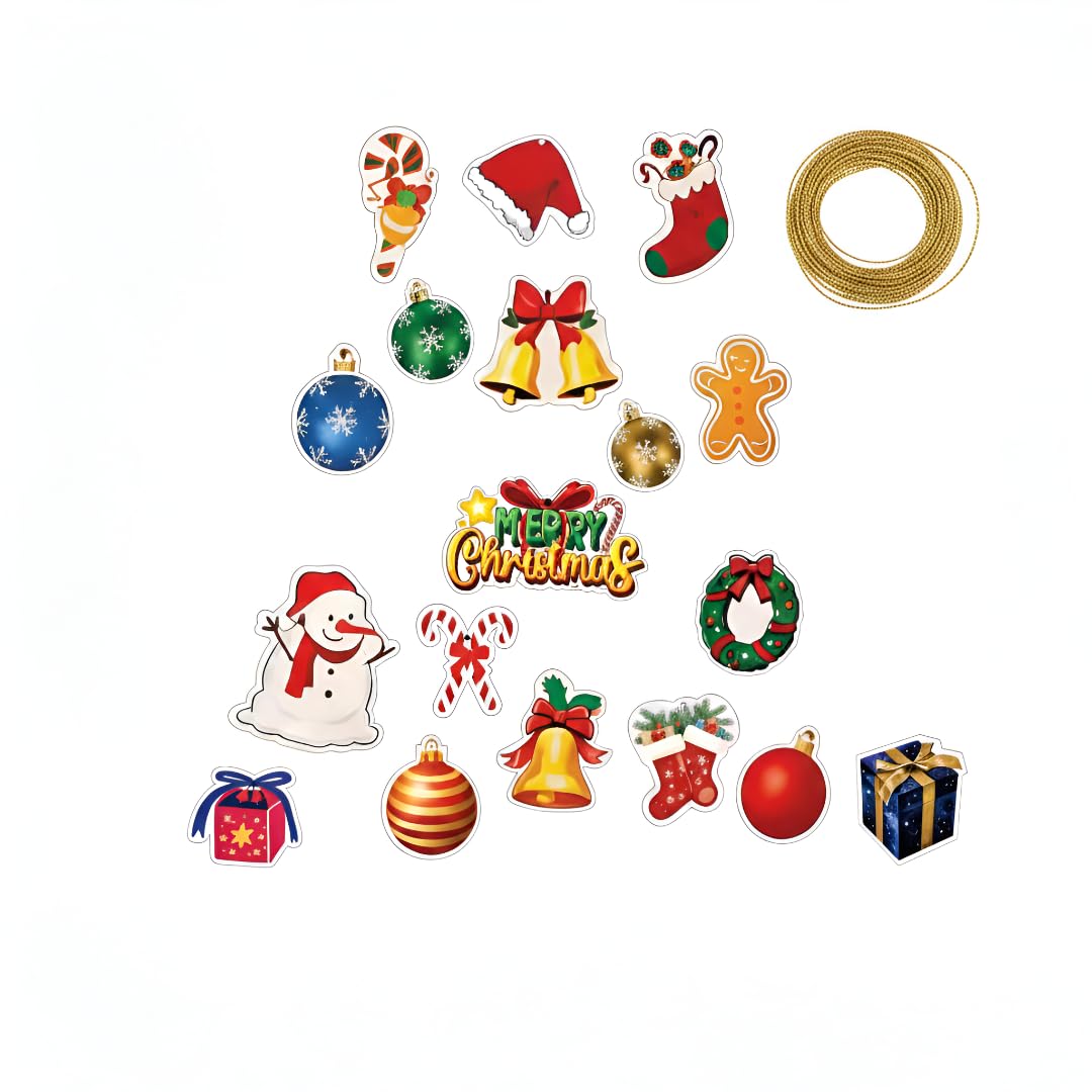 Suspensions de Noël multicolores ZIG ZAG pour illuminer votre maison