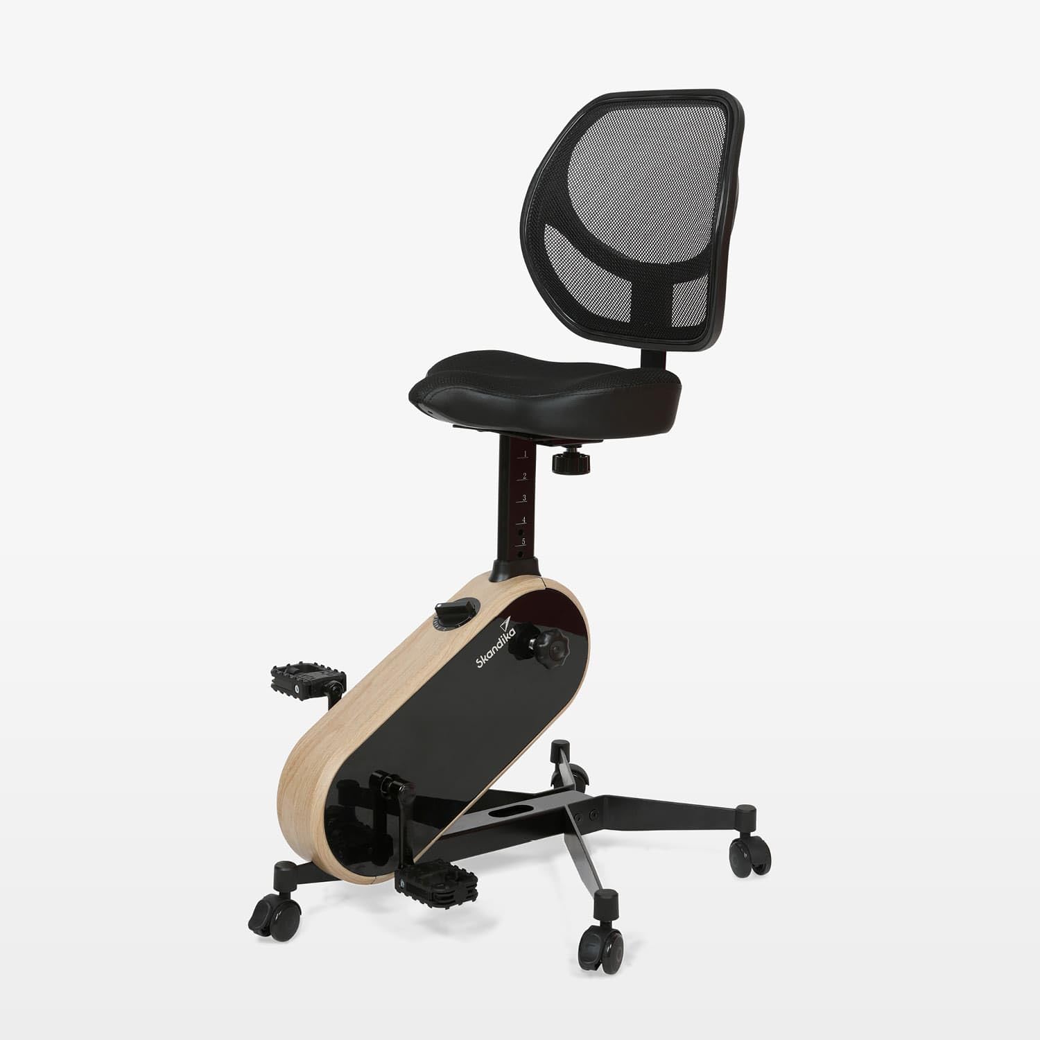 Skandika Mini-vélo Liten | Entraîneur bras jambes, mini vélo d'appartement | Console LCD, 8 niveaux, frein magnétique | max. 110 kg