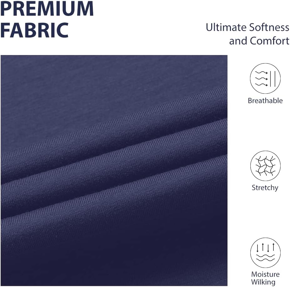 Idtswch 32/34/36/38 Long Inseam Men's Tall Extra Long Pajama Pants,Lounge Jogger Yoga Pants,Sleepwear with Pockets for Men - Image 5