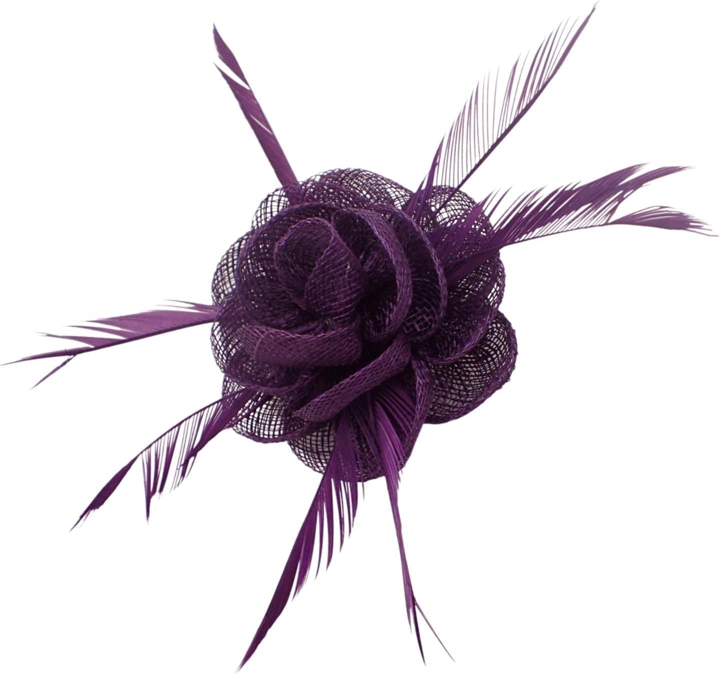 Topkids Accessories Fascinator Hair Clip Fascinator Flower Hair Clip