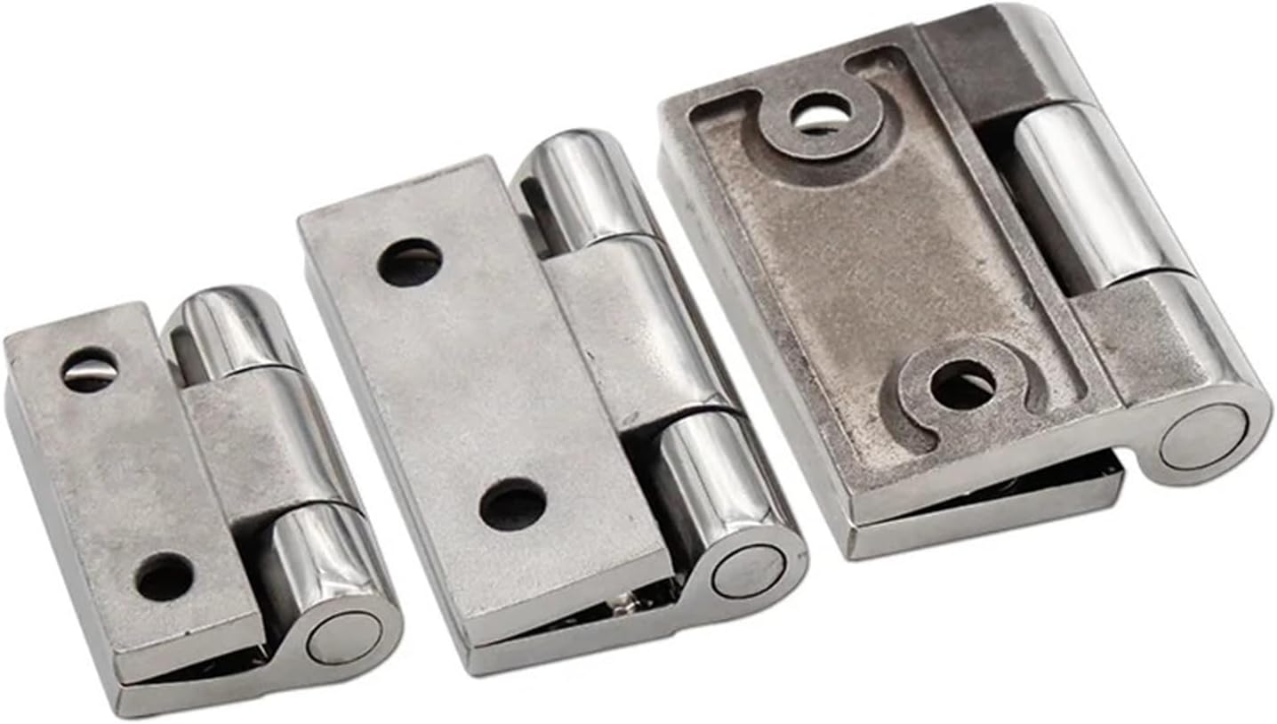 Stainless Steel Thickened Heavy-Duty Hinge Electrical Box Cabinet Flat Folding Hardware 1Pcs(48x47)