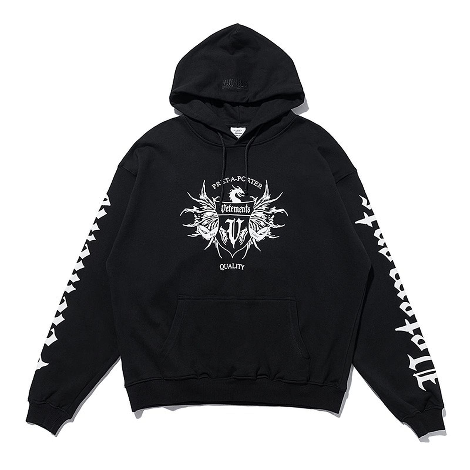 Raletyk Vetements Dragon Pattern Trend Hoodie for Men's Women's and Youth Hoodie Sweater Autumn Wint