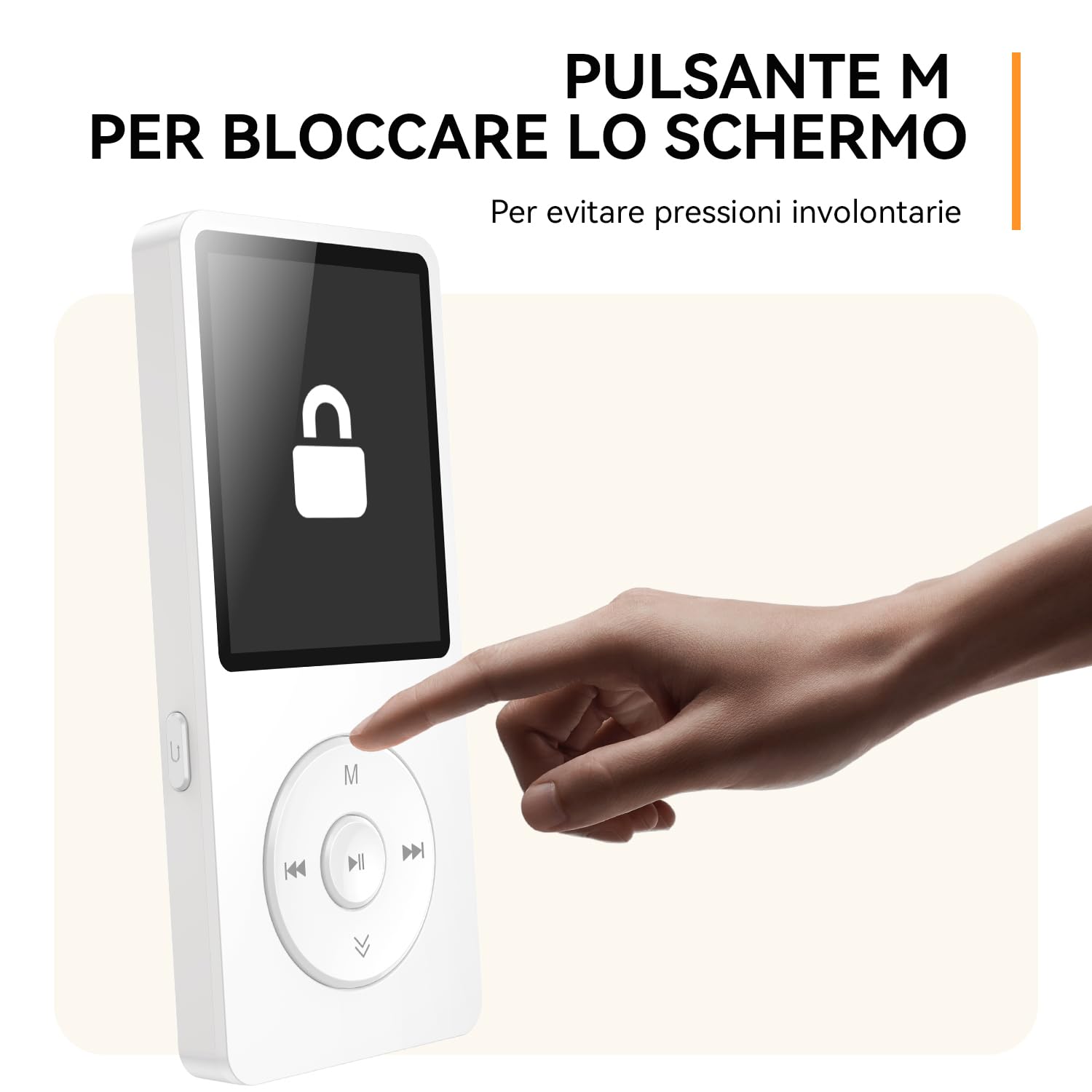 AGPTEK 32GB Lettore MP3 Bluetooth 5.3,MP3 Lettore con Altoparlanti Sportivo