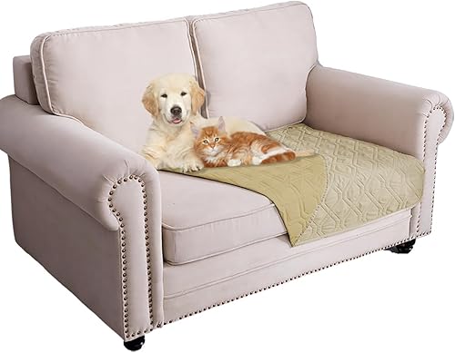 Miniatura 95 de Ameritex - Manta impermeable para cama de perro, manta reversible para muebles, cama, sofá (30 x 70 pulgadas, color gris y gris oscuro)