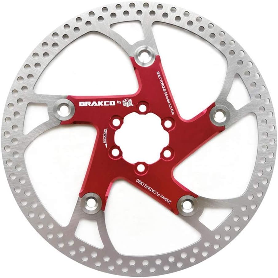 Amazon.co.jp ディスクローター ほとんどの自転車ロードバイクマウンテンバイク用203mmディスクブレーキローターステンレス