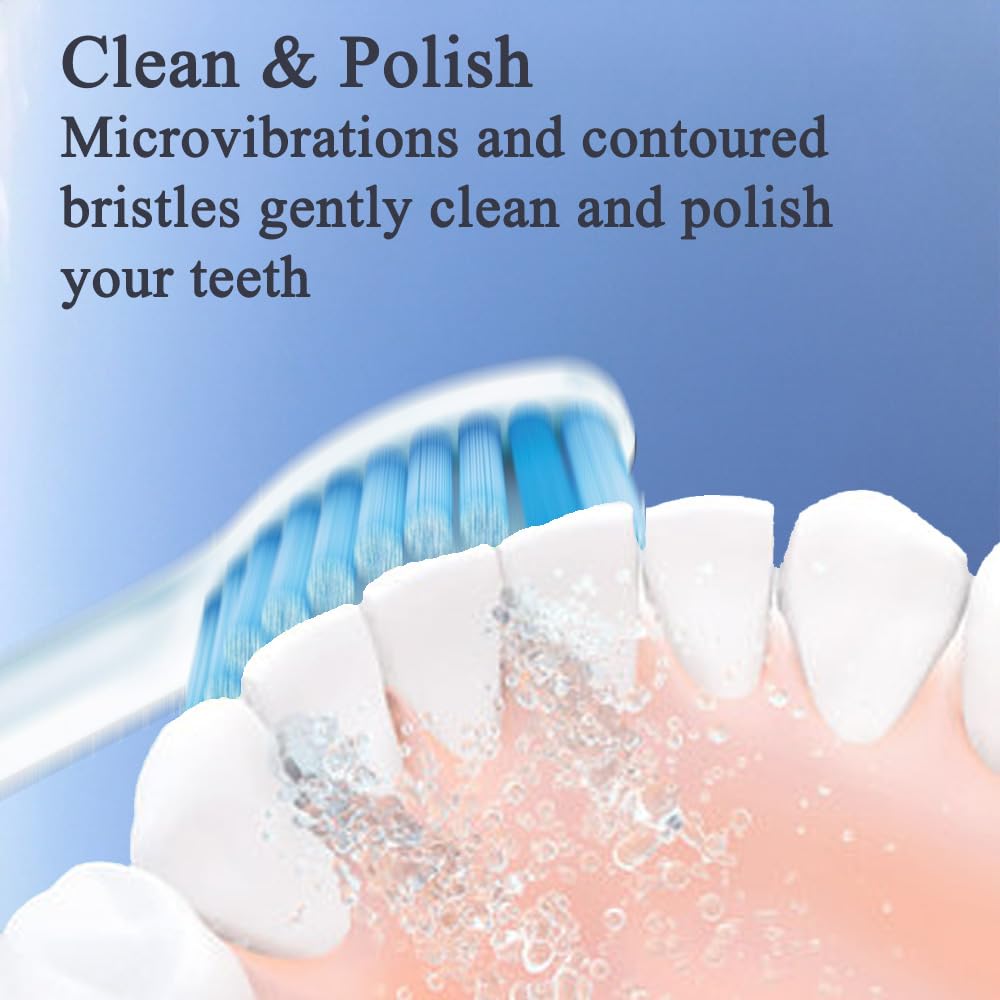 Sensitive Ersatz-Zahnbürstenköpfe für Philips Sonicare HX6053 (6)