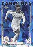 2024-25 TOPPS CHROME SAPPHIRE UEFA CLUB COMPETITIONS #93 EDUARDO CAMAVINGA REAL MADRID C.F. SOCCER OFFICIAL TRADING CARD OF SOCCER