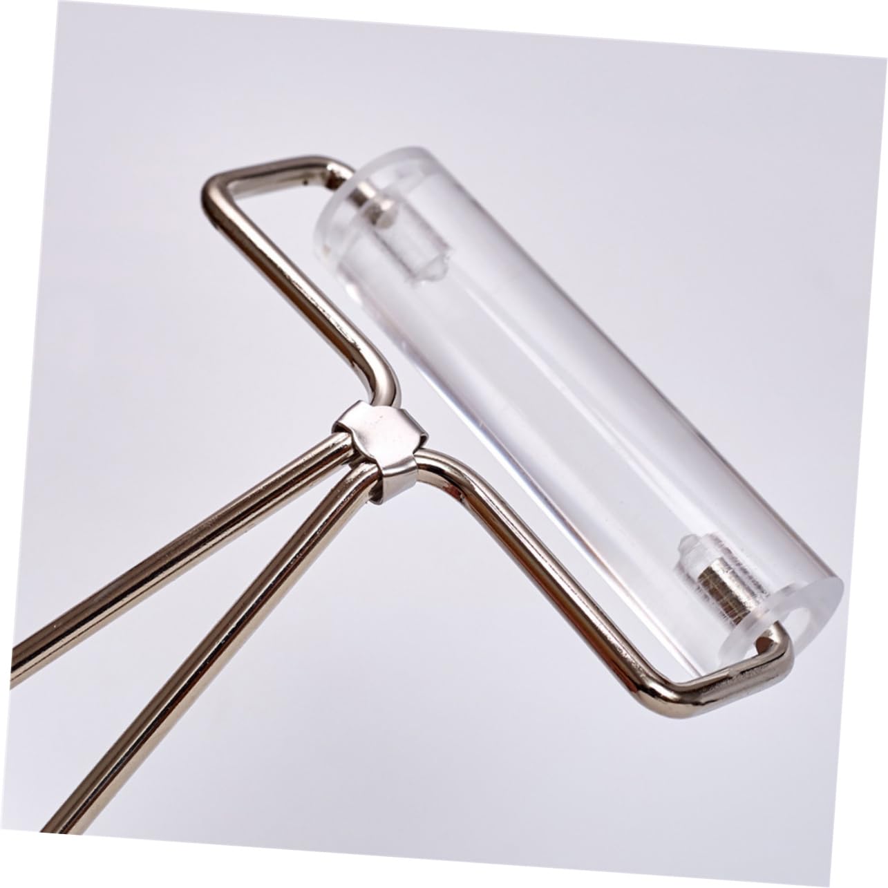 Uonlytech 3 Stück Acryl Roller Werkzeug für Knete Transparenter Druckroller für DIY Handwerk Robustes Metallgriffdesign zum Stempeln Prägen und Modellieren