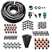 Produktbild WHOLEV Bewässerungssystem Bewässerung Kits DIY Micro Flow Tropf 15M Blank Verteilung Schläuche Schlauch Düsen Drippers, by