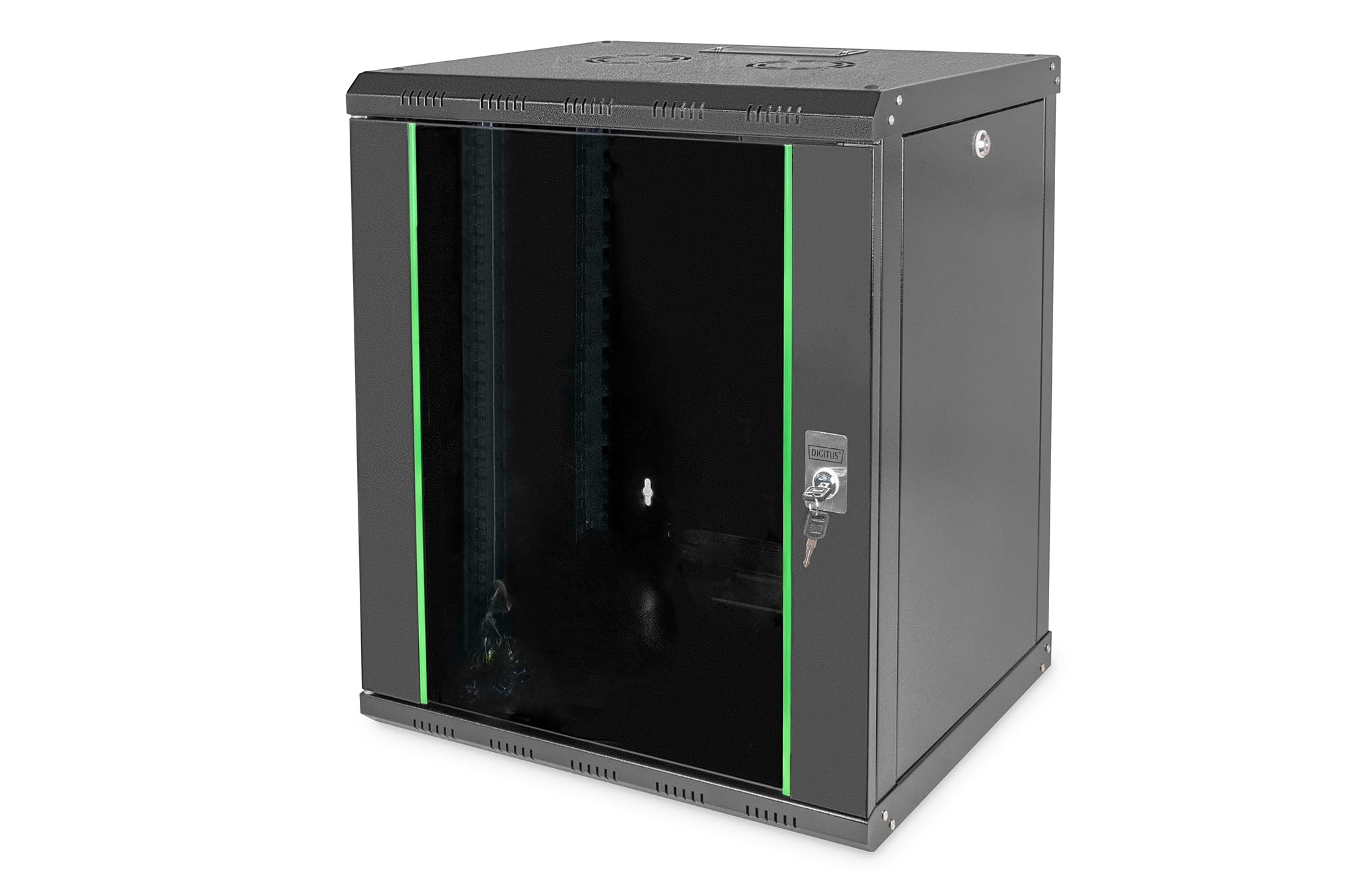 Netwerkkast 18 U 19 inch grijs 600 x 900 x 450 mm volledig gemonteerd