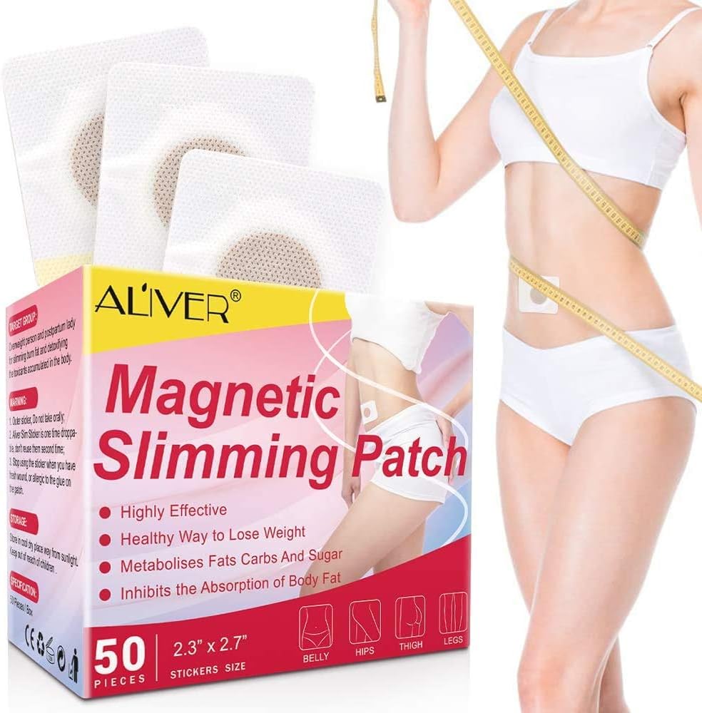 Slim Wonder Patch [50 Pcs], Weight Loss Sticker, Slimming Tightening Sticker, Belly Fat Burner, Buckets Waist, Waist Abdominal Fat Away, Quick Slimming and Shaping
