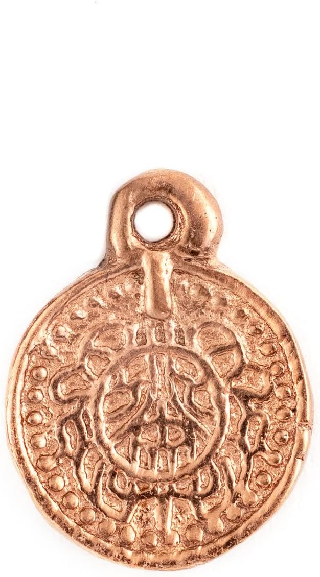 The Bead Chest Copper Stamped Pattern Charms (Set of 5)