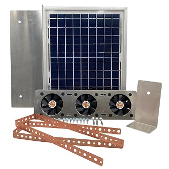 Solar Attic Fan for Ridge Vents - Solar Roof Vent Solution - Solar RidgeBlaster
