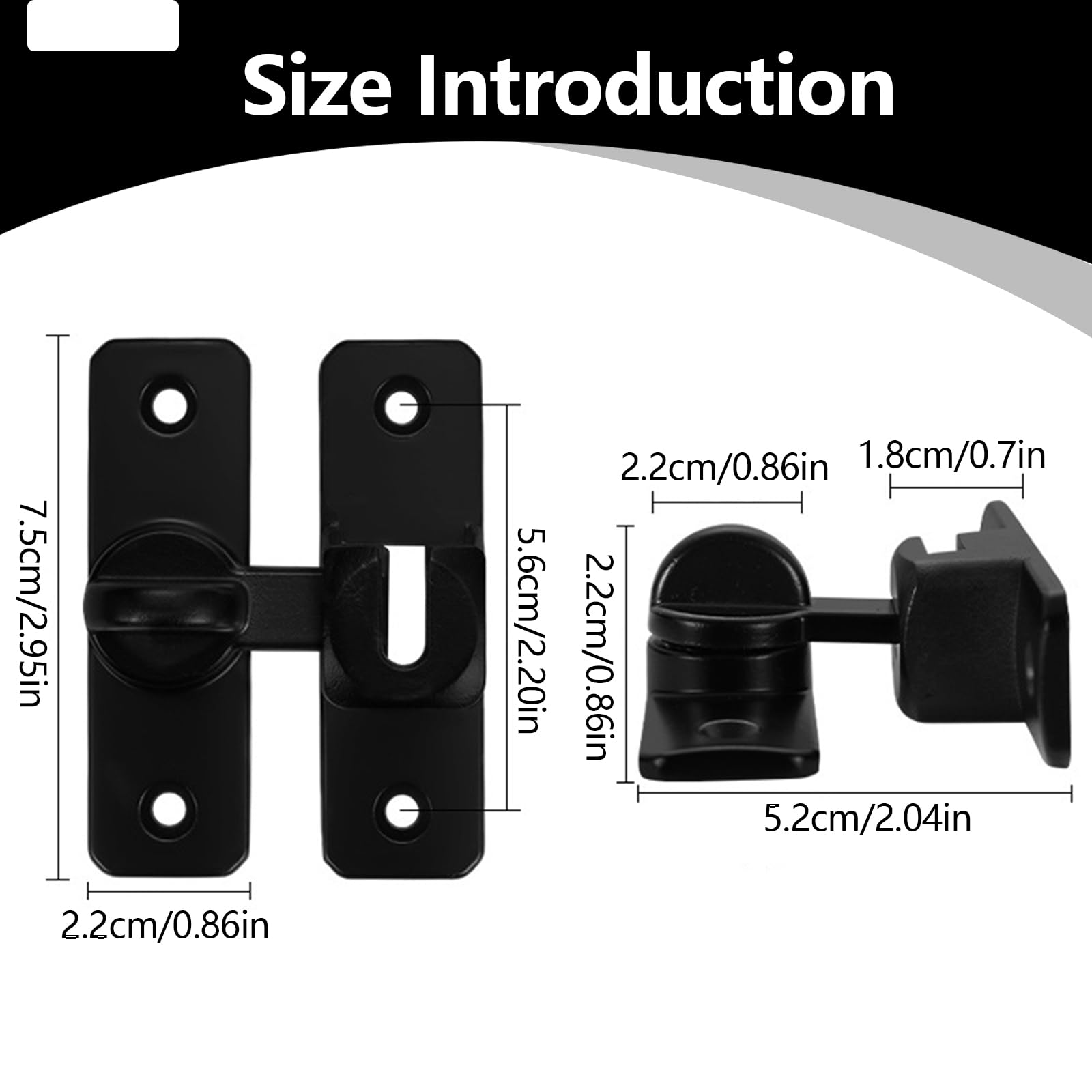 90/180 Degree Door Lock - Image 2