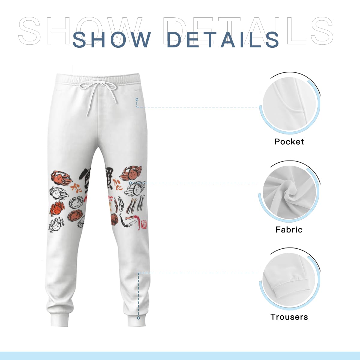 Amazon.co.jp: 蟹 カニ ジャージ 上下セット メンズ パーカー 大きい