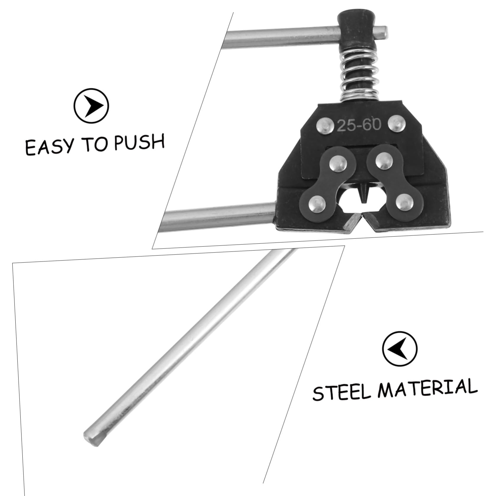 Quitacadenas Cortador De Cadena para Motocicleta Herramienta para Reparar Cadenas De Bicicleta Extractor De Separador De Eslabones para Reparación De Bicicletas