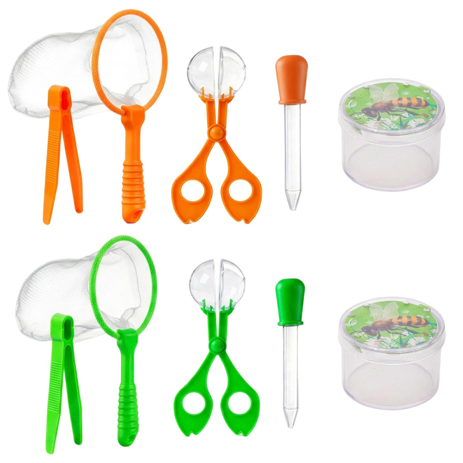YenMzx Bug Catcher For Kids, Bug Hunting Kits for Children with 10 Pcs STEM Tools, Outdoor Exploration Set For Nature Adventures, Includes Observation Boxes And Insect Catching Tools