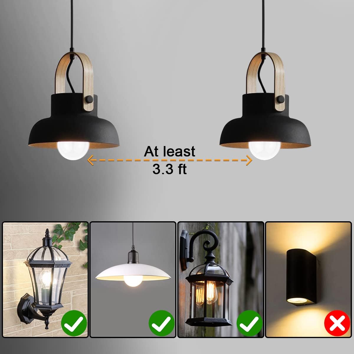 25 Watt Dusk to Dawn Light Bulbs, A19 3W Clear Cover E26 LED Bulbs Automatic on/Off Indoor/Outdoor Lighting for Porch,Garage,Driveway,Yard,Hallway,Patio(300 Lumen,Soft White,2-Pack)