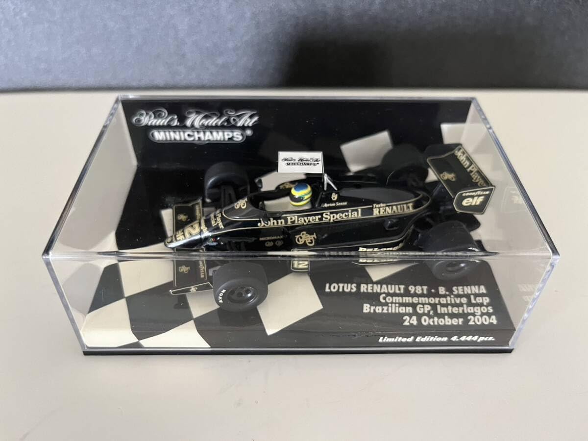 Amazon.co.jp: ミニチャンプス ブルーノセナ ロータス98T JPS Lotus